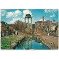 Postcard Vestalhouse and Temple of Castor and P...
