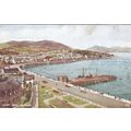 East Bay Dunoon Argyll Postcard 1952 used marks...
