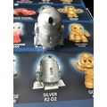 Silver R2-D2 star wars woolworths Ooshies colle...