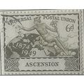 Ascension KGVI 1949 75th UPU 6d Olive Used SG 5...