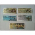 SOUTH AFRICA 1995 TOURISM 5 stamps USED