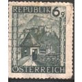 Austria 1945 - SG926 - 6g green - Salzburg - used
