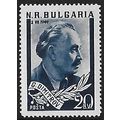 Mi 698: 20 L. blue Death of Georgi Dimitrov (Pr...