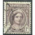 Australia 1942 - SG 203 - 1d purple - Queen Eli...