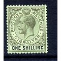 Gibraltar GV 1912 Crown CA 1/- black / emerald ...