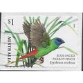 AUS 2018 $1.00 (S/A) 'BIRDS -FINCHES -BLUE FACE...