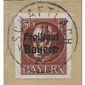 GER (BAVARIA) 1919 50pf 'KING LUDWIG (FREISTAAT...