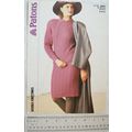 1987 Patons 3093 sweater and skirt, DK