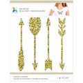Momenta Glitter Iron-On: Arrows 4 pieces