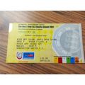2001 Charity Shield ticket: Liverpool vs Man Ut...