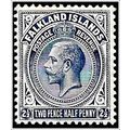 Falkland Islands 2½d BRIGHT BLUE SG63 Mounted M...