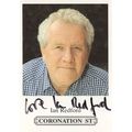 Ian Redford Coronation Street Hand Signed Cast ...