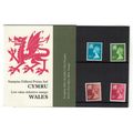Great Britain WALES Regional Definitives 4v Pre...