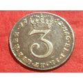 1762 George III threepence.