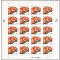 3036 $1 Red Fox Mint Complete Sheet of 20 Stamp...