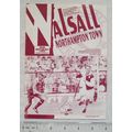 1993 programme Walsall v. Northampton Town, Foo...