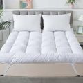 Whatsbedding Feather Bed Mattress Topper, Memor...