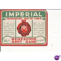 very old label - Meirsonne Imperial Tafelwater