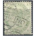 1883 SG192 4d Dull Green Good Used Check Letter...