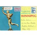 Canadian Letter Card Winnipeg Manitoba Canada 1977