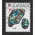 AUS 1974 9c ON 8c 'GEMSTONES - OPAL' FINE USED ...