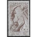Mi 1060: 60 h. sienna World and European Sporti...