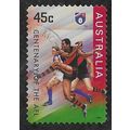 AUS 1996 45c(S/A) 'CENTENARY OF THE AFL' FINE U...