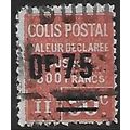 France Pa Mi 70: 75 c. on 40 c. red-orange Surc...