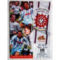 1998 programme Hartlepool United v. Rotherham U...