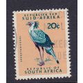 SOUTH AFRICA 1964-72 20c SECRETARY BIRD USED SG249