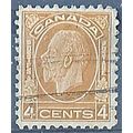 Canada 1932 SG322 4c Yellow-Brown Good/Fine Use...