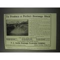 1910 F.C. Austin Drainage Excavator Ad - Perfec...
