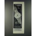 1946 Universal Geneve Aero Compax Watch Ad