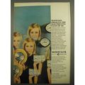 1966 Westclox Ad - Exclusive Twin-Face Electric Alarm