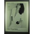 1981 Bloomingdale's Anne Klein Fashion Ad