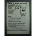 1989 MLCS Router Speed Control Ad - Control the...
