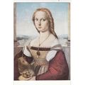 Raffaello Ritratto Di Giovane donna con liocorn...