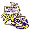 LSU Tigers Fridge Magnet