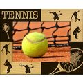 Tennis Laser Engraved Wood Picture Frame Landsc...