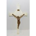 Vintage Catholic INRI Plastic Crucifix 12"