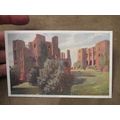 J.J Ward Postcard - Kenilworth Castle, Leiceste...