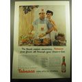 1958 Tabasco Pepper Sauce Ad - The liquid peppe...