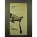 1960 Mark Cross Gloves Ad - Featherweight Pigskin