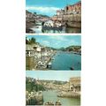 Cornwall LOOE 3 Postcards (Various Publishers)