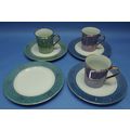 3 Pottery Barn Mugs Cups 4 Bread Plates Porcela...