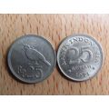 Indonesia 1971 25 Rupiah Coin