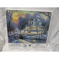 Jigsaw Puzzle Seasonal Landscape A White Christ...