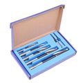 Accusize Industrial Tools 7 Pc Metric Hss Solid...
