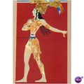 Greece PC - Heraclion Museum - fresco of Priest...