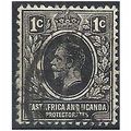 East Africa & Uganda Protect 1912 SG44 1c Black...